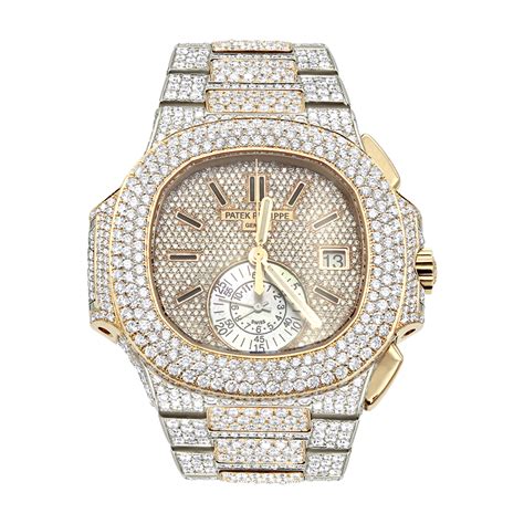 patek philippe diamond watch ebay|patek philippe iced out.